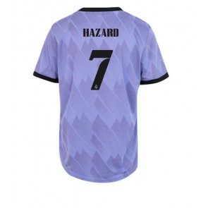 Real Madrid Eden Hazard #7 kläder Kvinnor 2022-23 Bortatröja Kortärmad